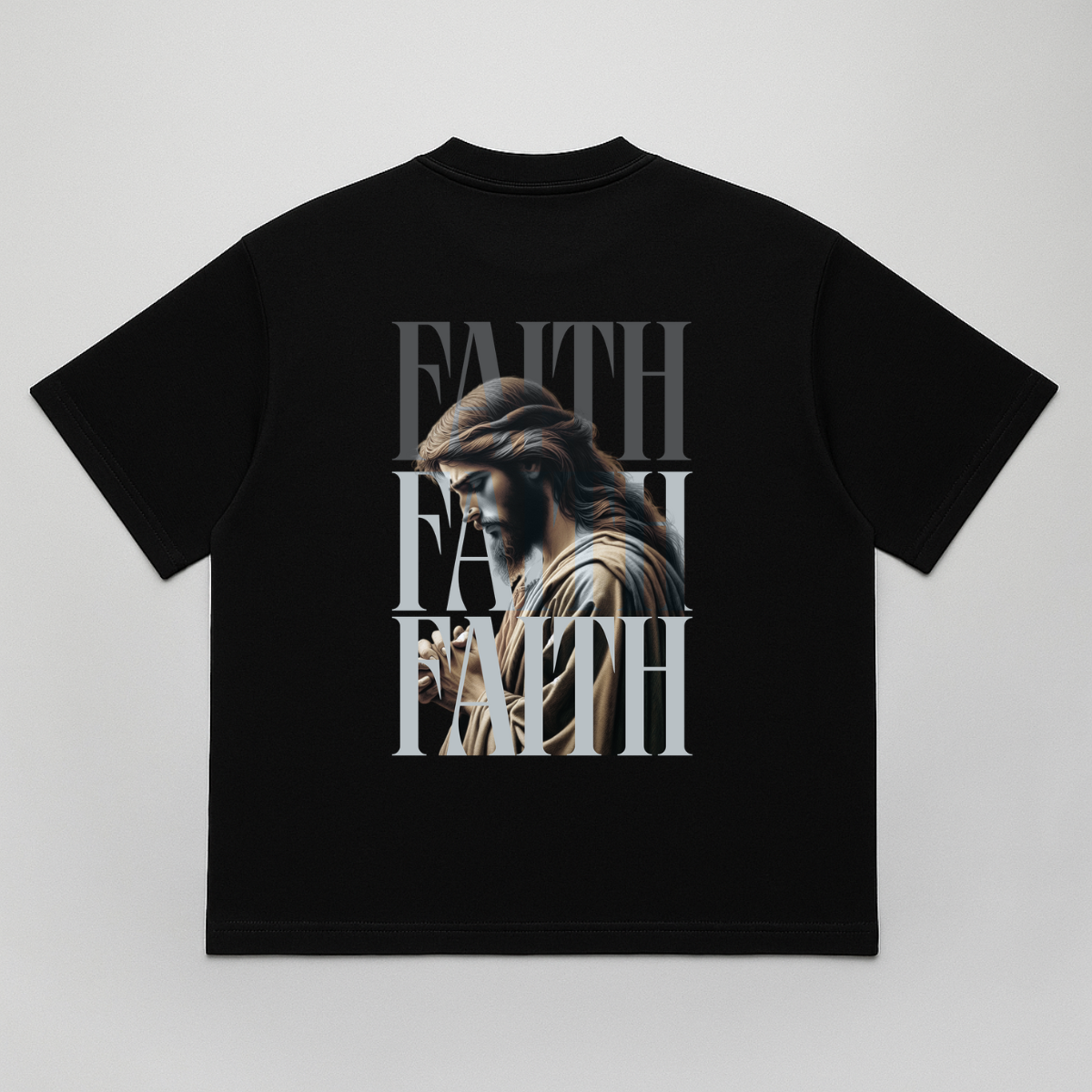 Camiseta Oversized Back Faith