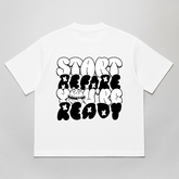 Camiseta Oversized DUARTY Street Before You´Re READY Branca