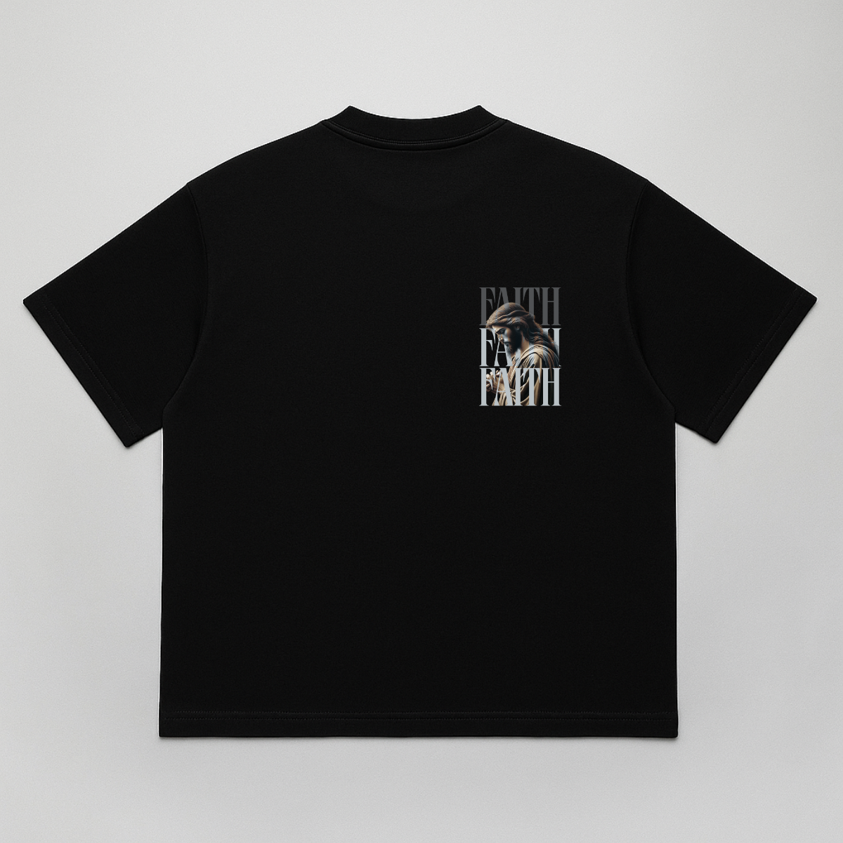 Camiseta Oversized Back Faith